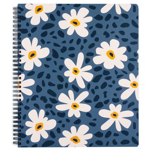 Large Notebook, Leopard Daisy