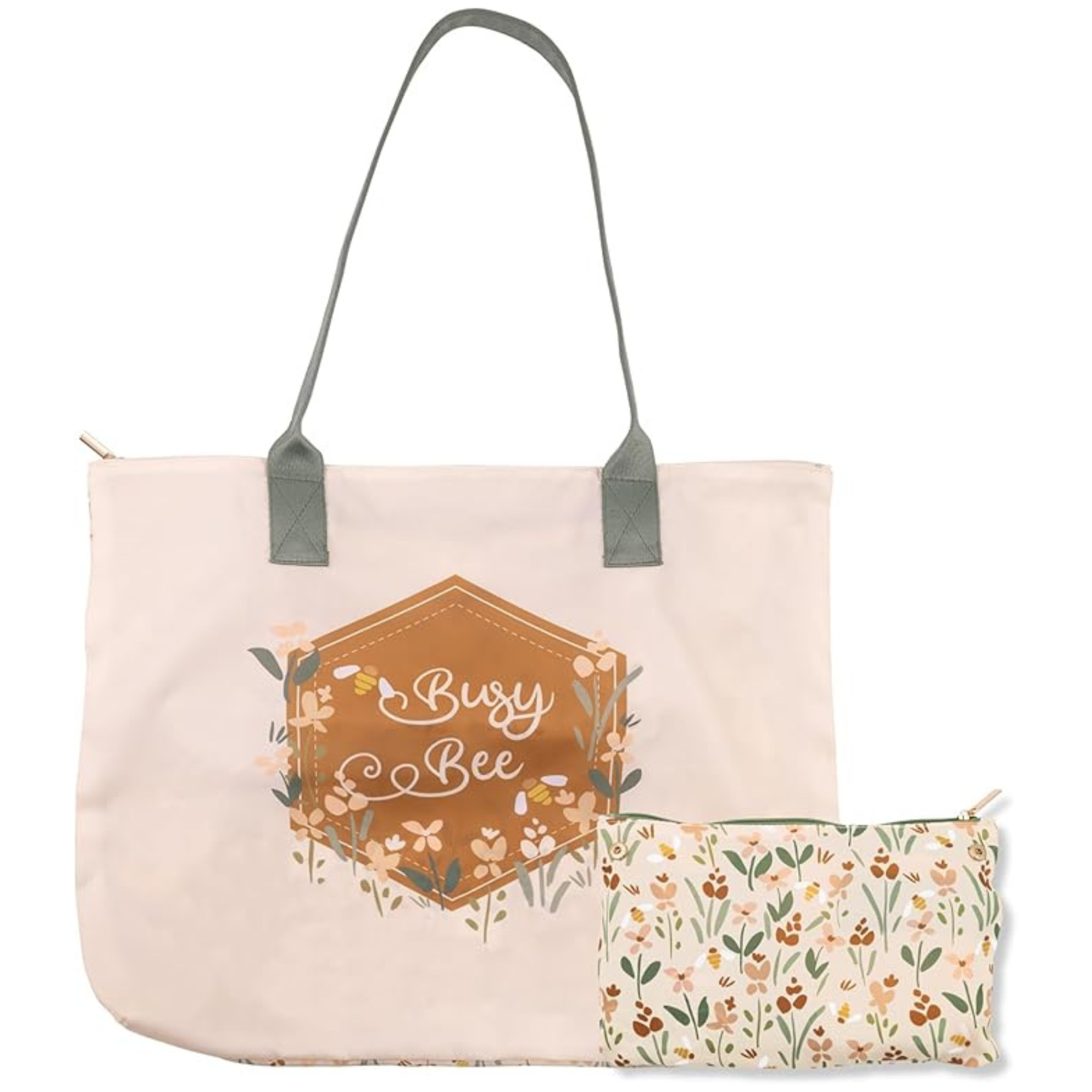 Foldable Tote, Busy Bee