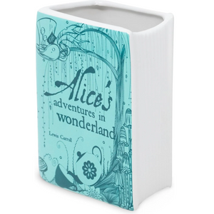 Small Book Vase, Alice's Adventures in Wonderland (Blue)