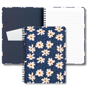 Mini Notebook, Leopard Daisy