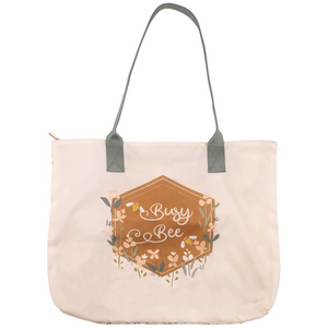 Foldable Tote, Busy Bee