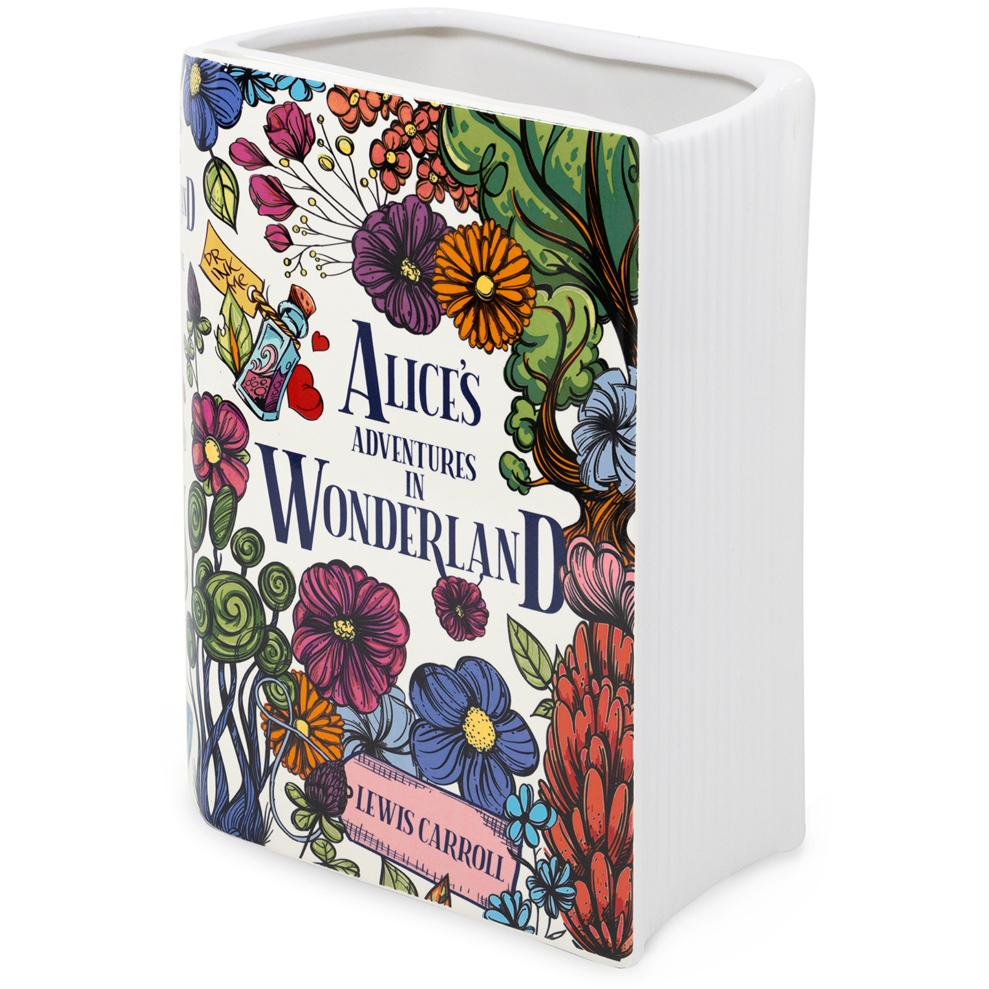 Large Book Vase, Alice's Adventures in Wonderland