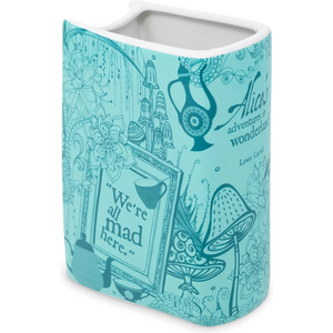 Small Book Vase, Alice's Adventures in Wonderland (Blue)