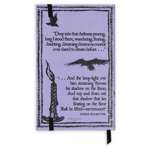 Leatherette Journal, The Raven (Purple)