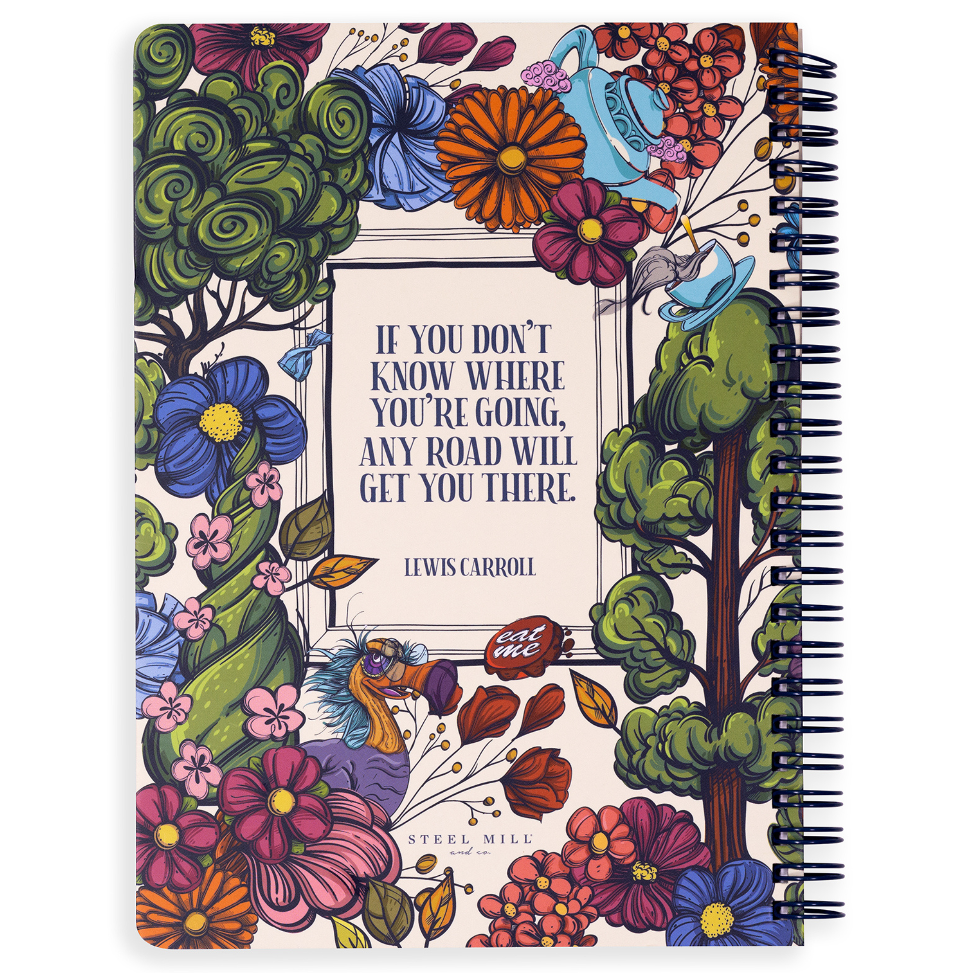 Mini Notebook, Alice's Adventures in Wonderland (Floral Nonsense)