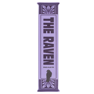 Bookmark, The Raven (Purple)