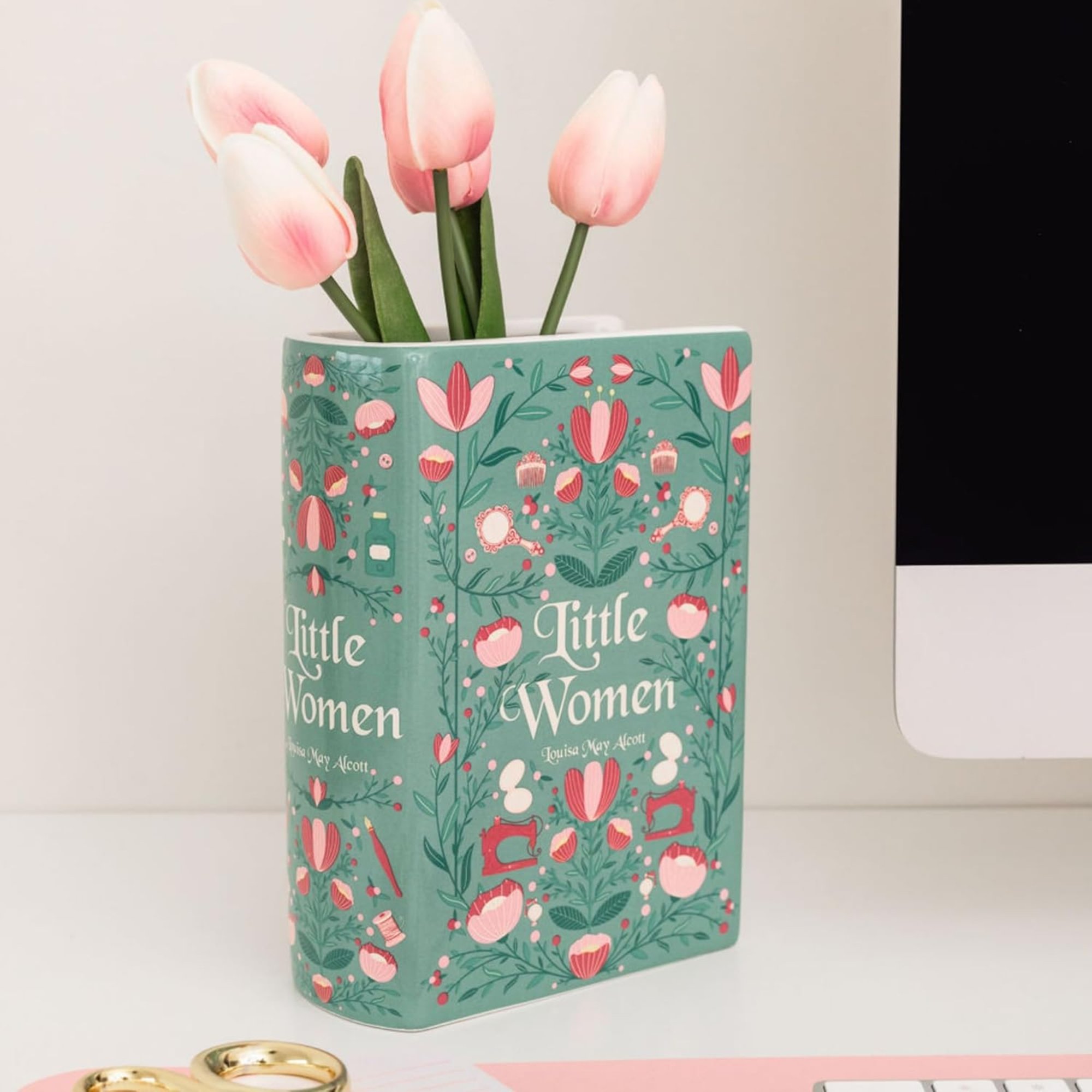 Large Book Vase, Little Women