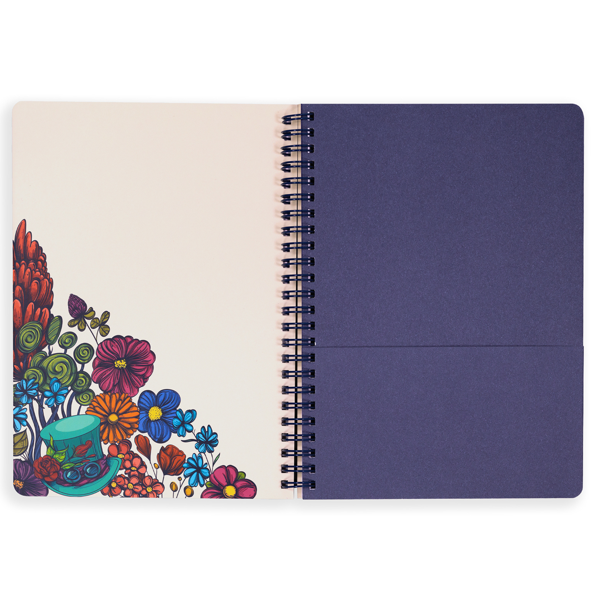 Mini Notebook, Alice's Adventures in Wonderland (Floral Nonsense)