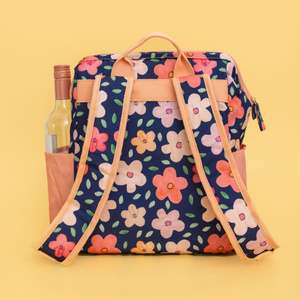 Backpack Cooler, Bold Floral