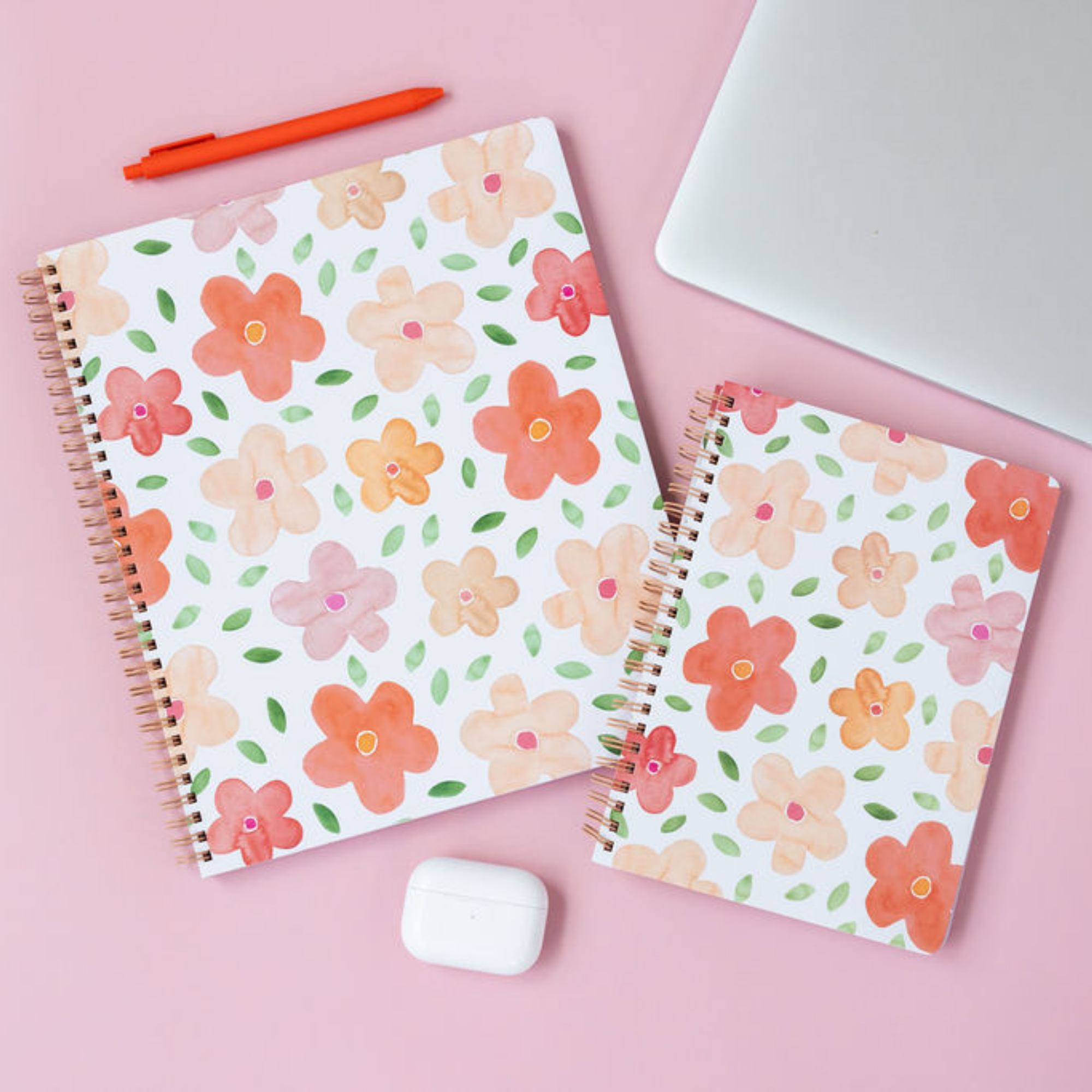 Large Notebook, Bold Floral