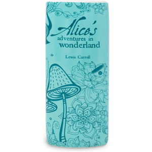 Small Book Vase, Alice's Adventures in Wonderland (Blue)