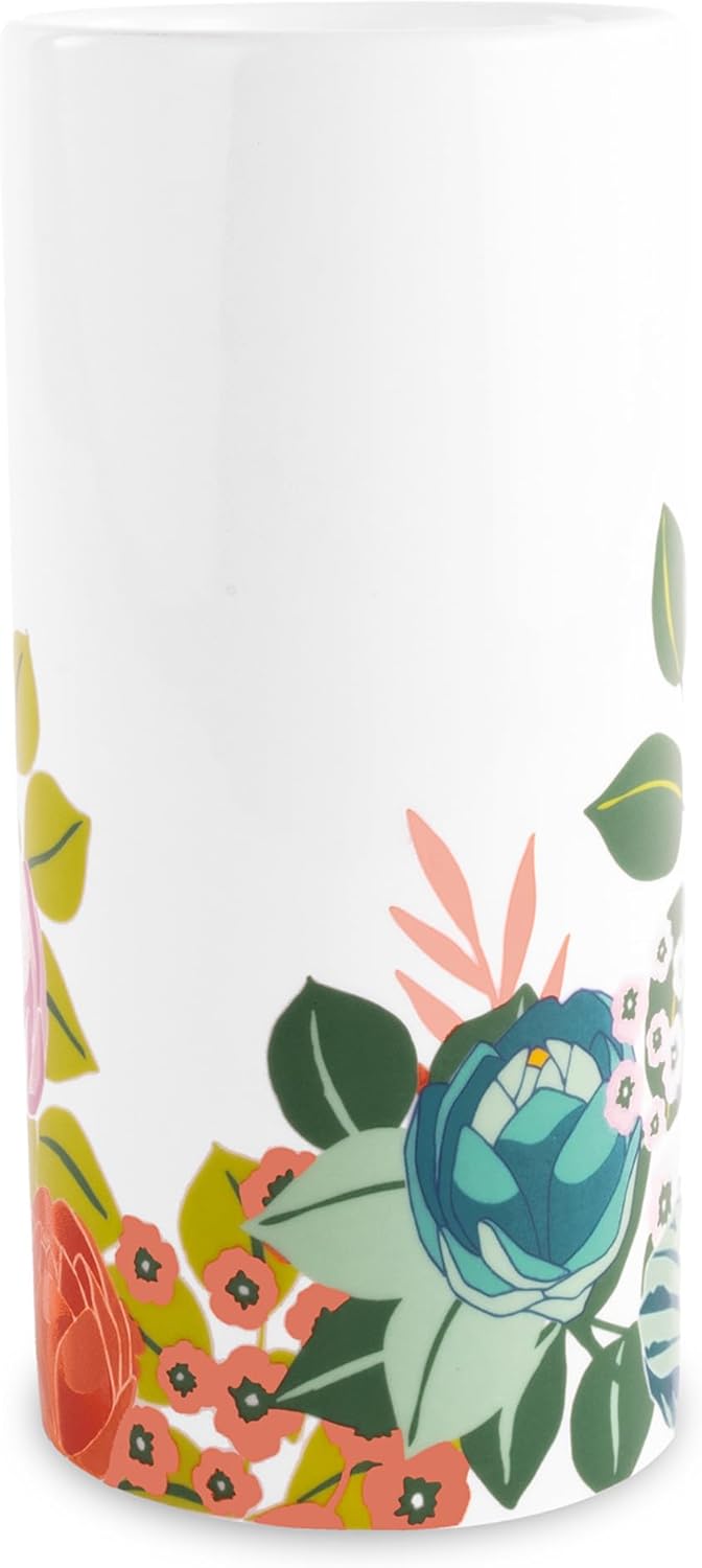 Cylinder Vase, Garden Blooms