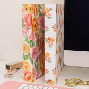 Three Ring Binders, Full Posey and Bold Floral