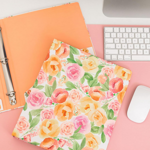 Three Ring Binders, Full Posey and Bold Floral