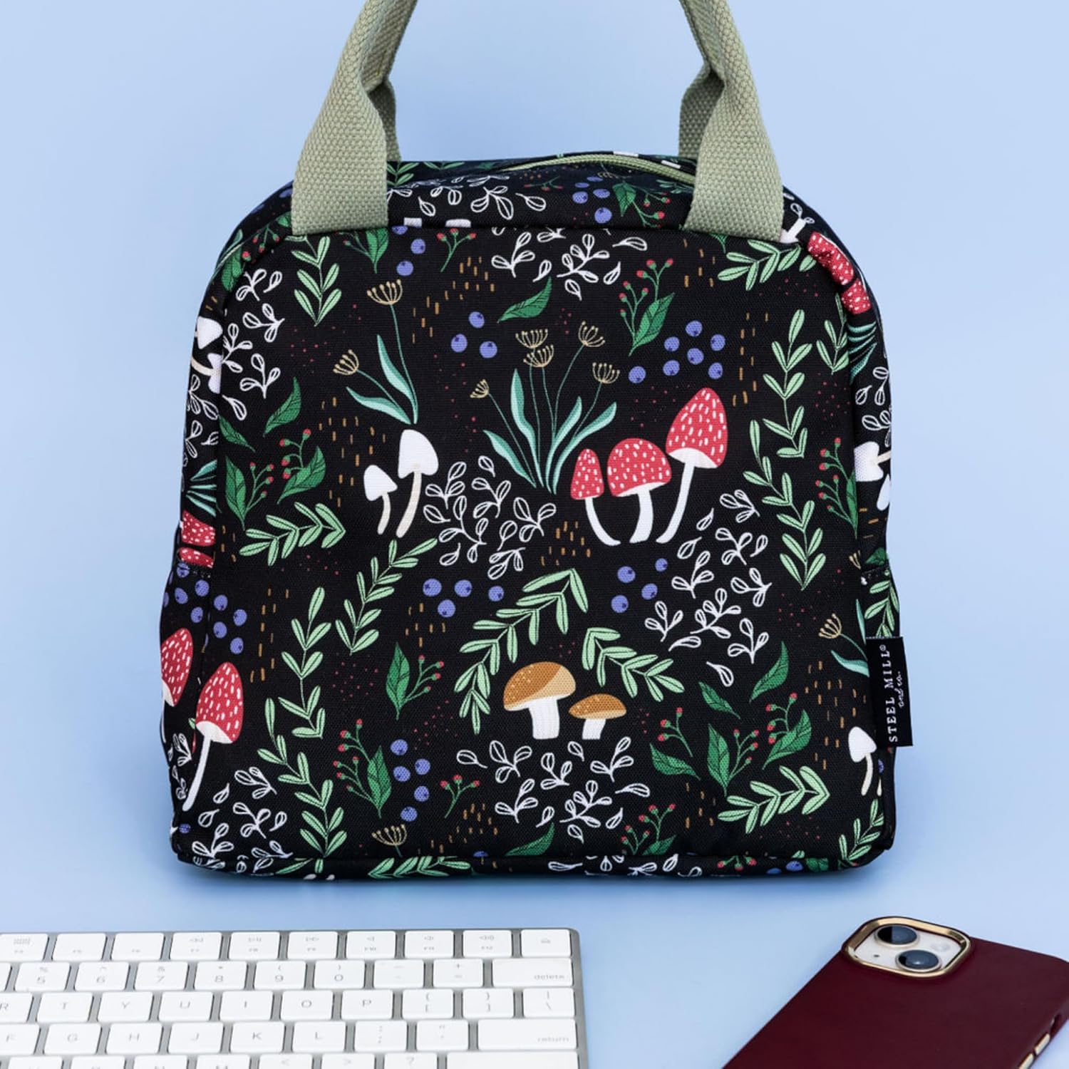 Small Lunch Tote, Mushroom