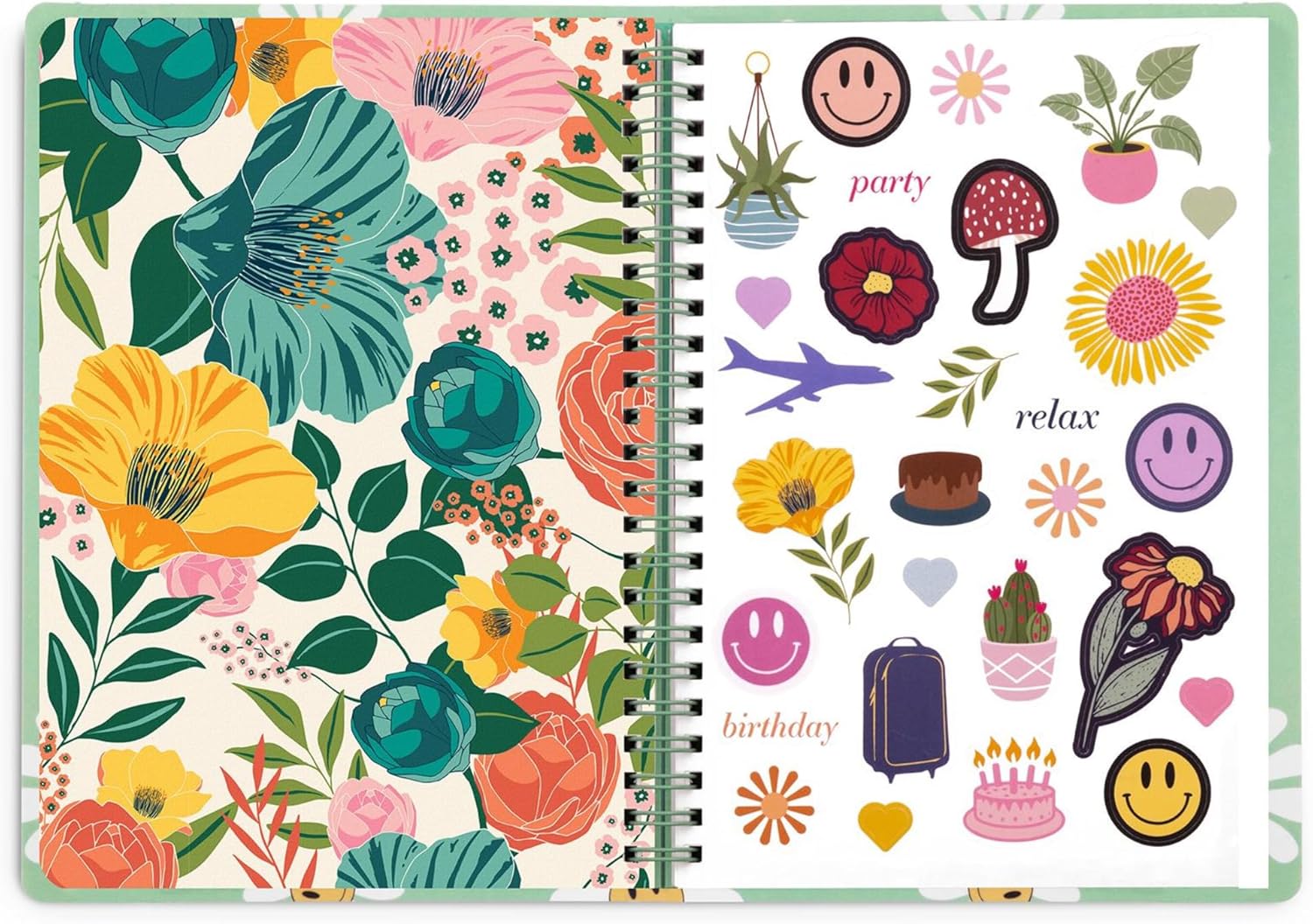 2025 Weekly and Monthly Planner, Daisy Smile