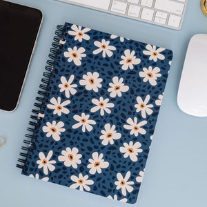 Mini Notebook, Leopard Daisy