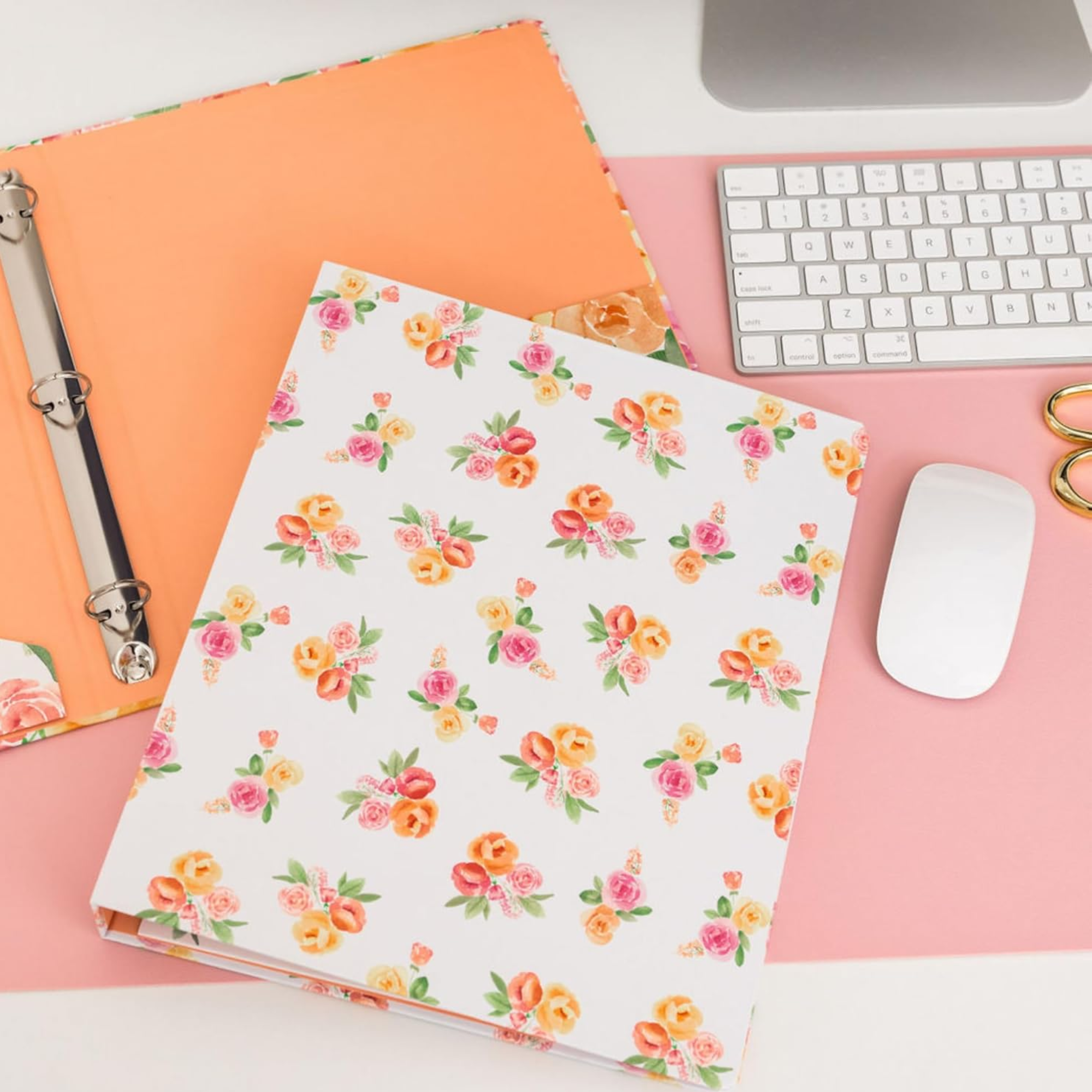 Three Ring Binders, Full Posey and Bold Floral