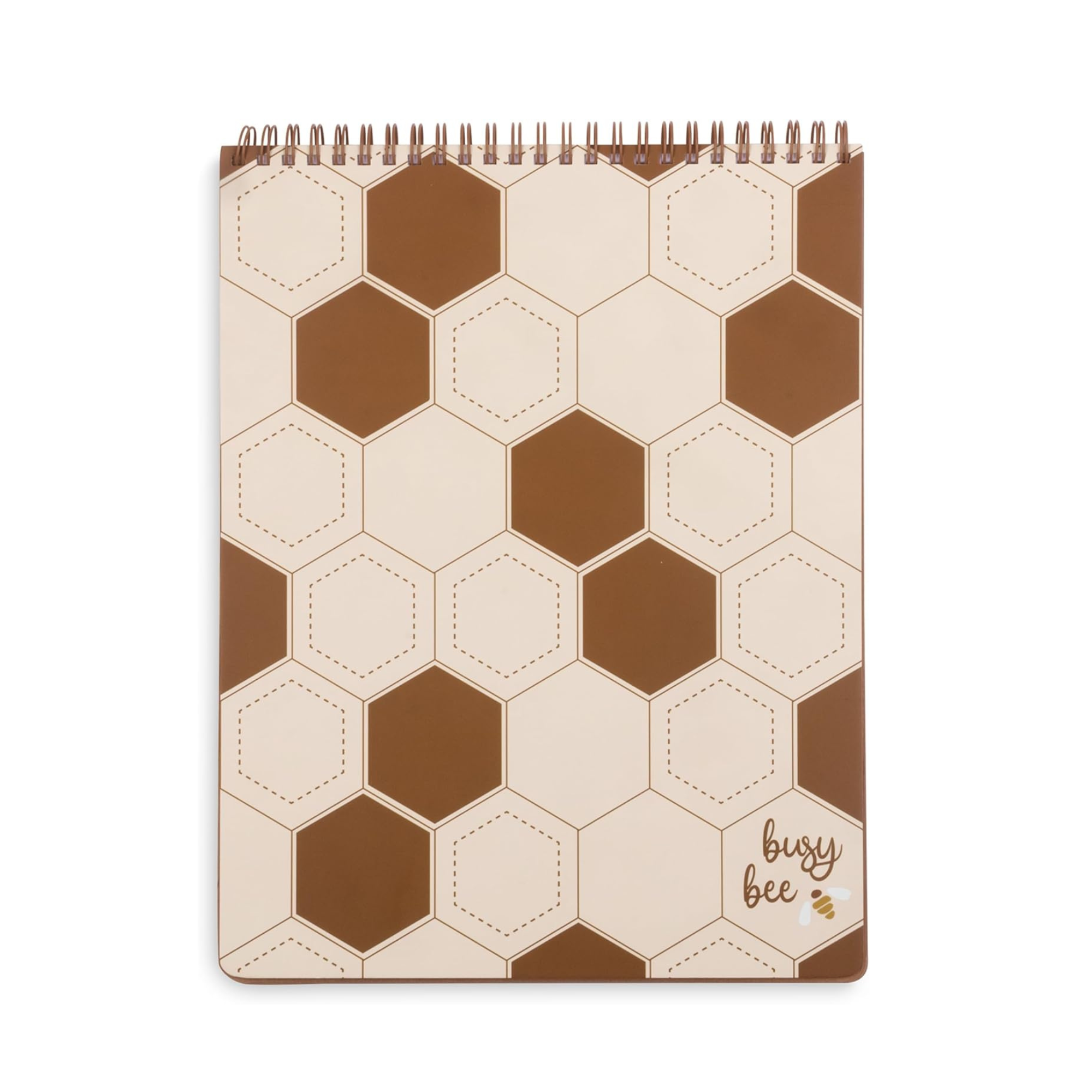 Large Top Spiral Notebook, Bees