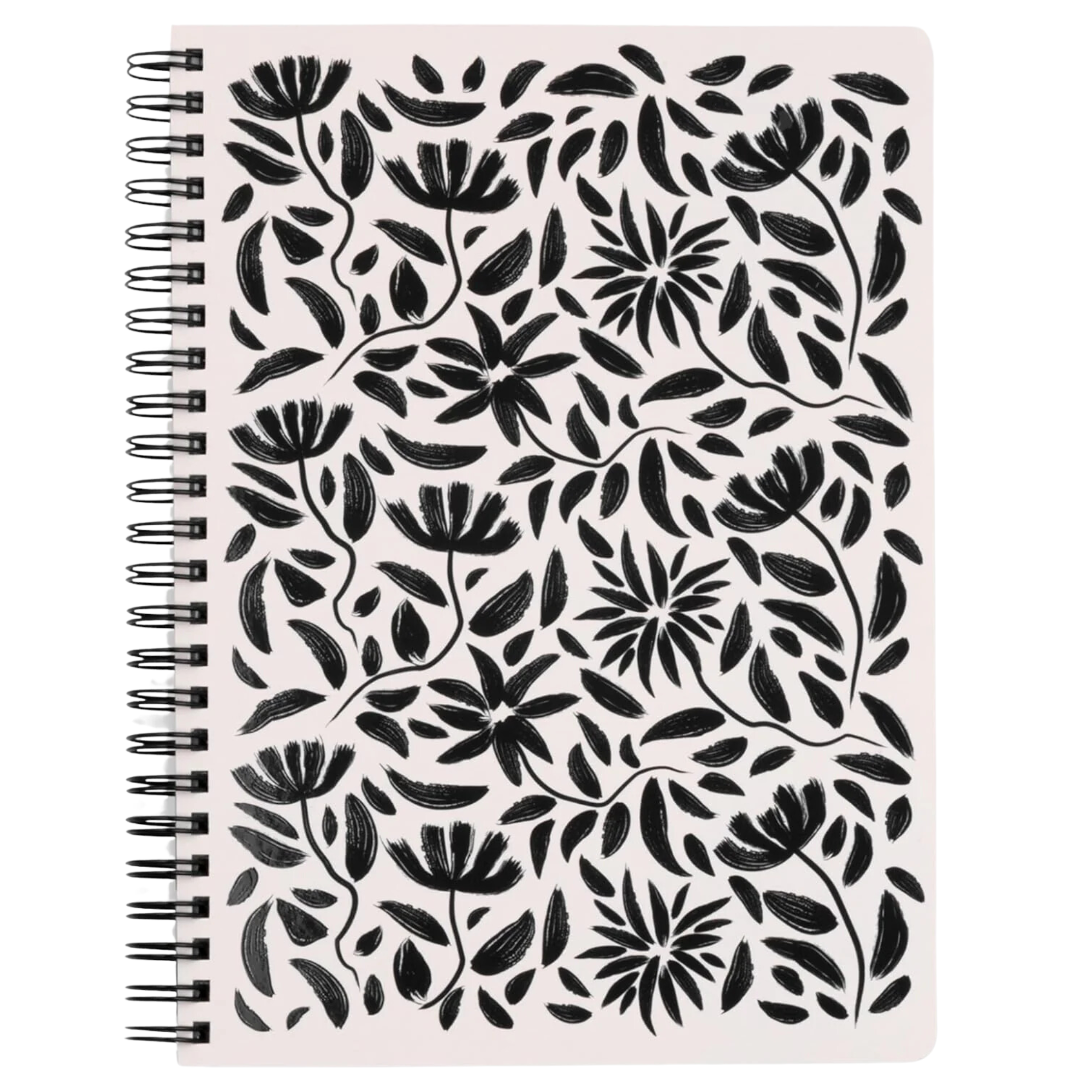 Mini Notebook, Hand Drawn Floral