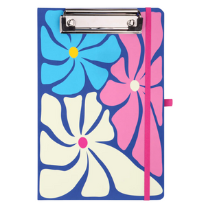 Mini Clipboard Folio, Groovy Flower