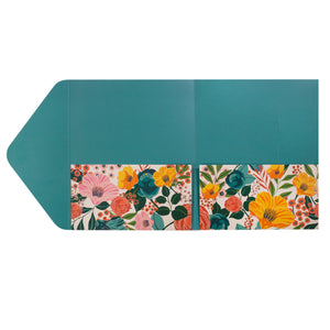 Pocket Folder Set of 2, Garden Blooms