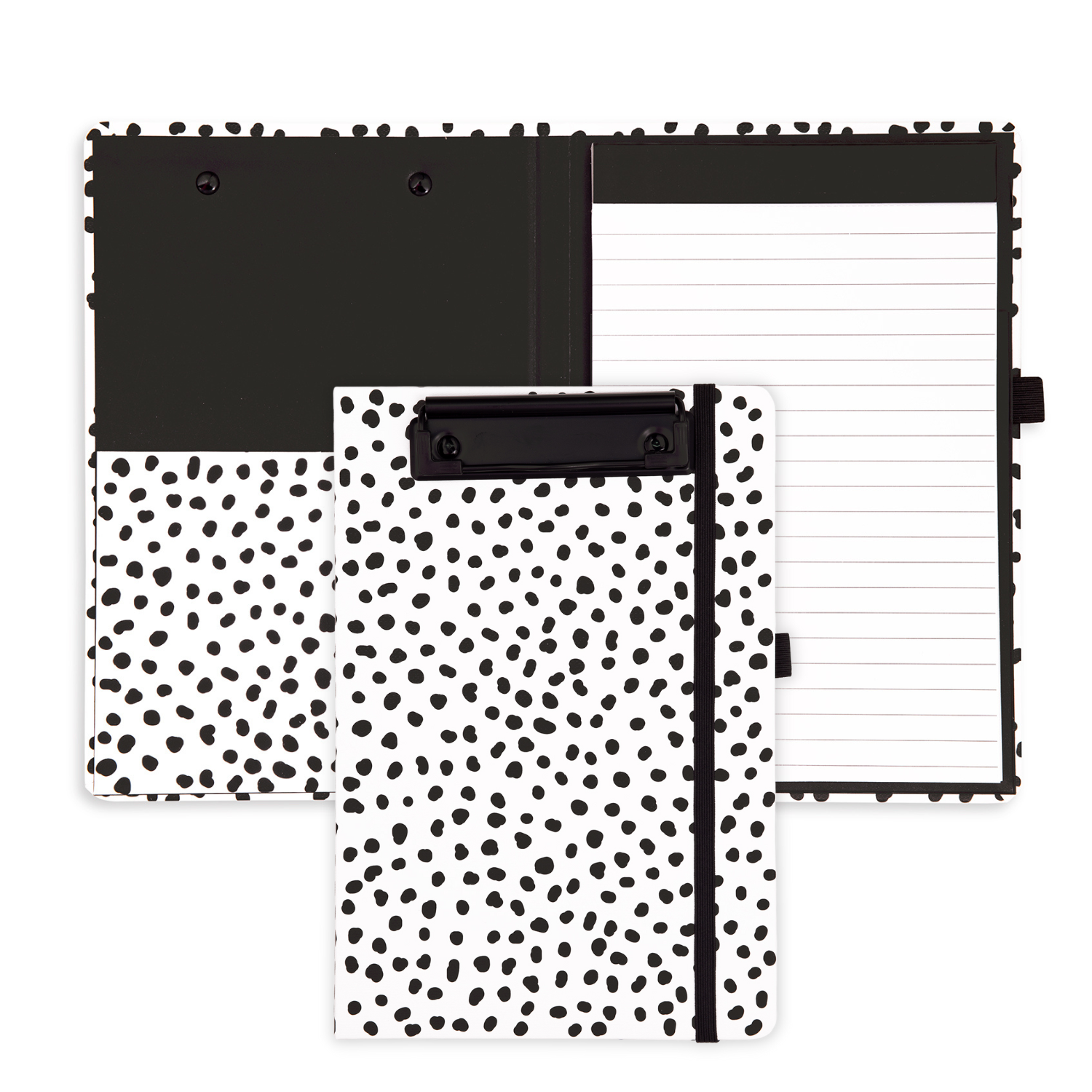 Steel Mill & Co.® Textured Large Dots Clipboard Folio