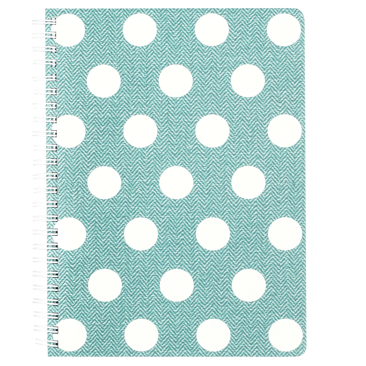 Textured Large Dots Three Ring Binder